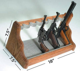 Liberty Safe & Security Products - Oak Pistol Rack 8-Gun, Beige - Texas Safe & Vault